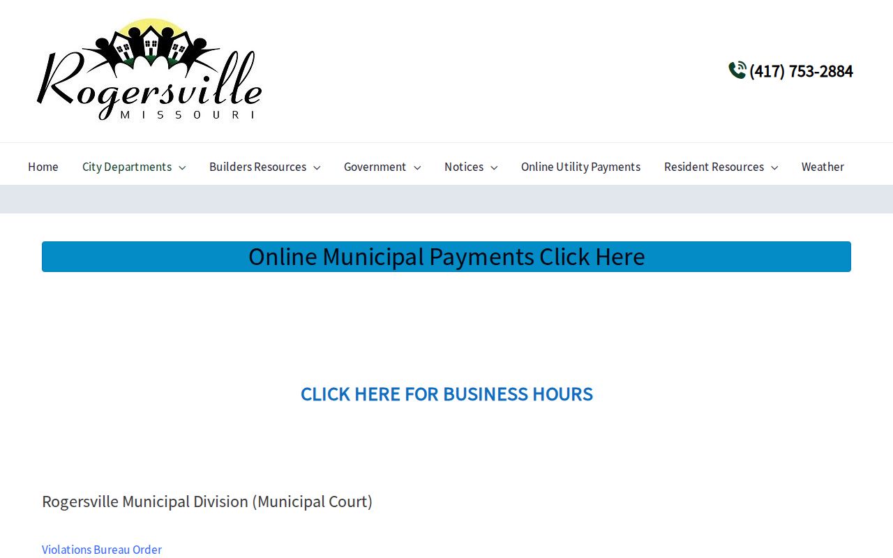 Rogersville court docket records municipal court information